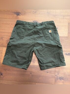 Carhartt Men's Dark Olive Cargo Work Shorts